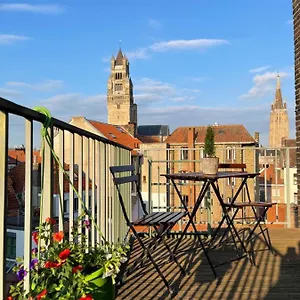 Cosy Penthouse In The Heart Of Bruges Appartement Bruges